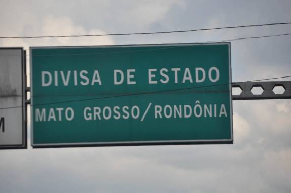 Chegando á fronteira de Rondônia e Mato Grosso, o penúltimo estado que ainda não havíamos visitado